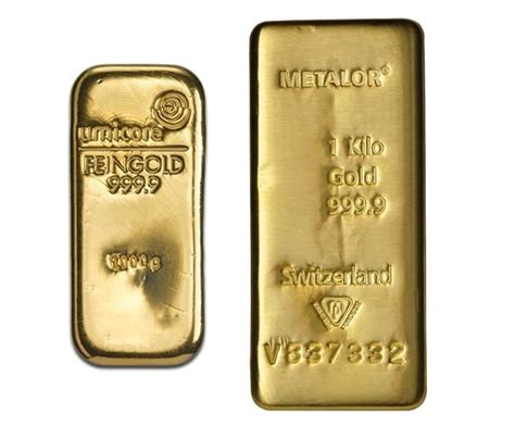 1kg Gold Bar Best Value (Brand New) - From £69,781 | BullionByPost