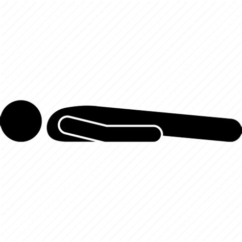 Down, lay, lie, lying, man, person icon - Download on Iconfinder