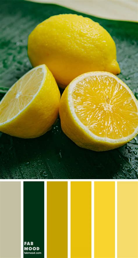 Color Inspiration : Green & Yellow Lemon – Color Palette #36 1 - Fab ...