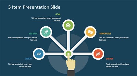 Free 5 Item Presentation Slide for PowerPoint & Google Slides