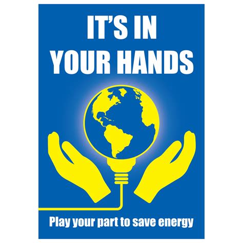 It's In Your Hands Poster | SafetySigns4Less