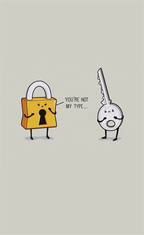 a cartoon character holding a key to another person's face with the ...