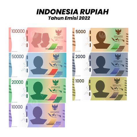 Banco Indonésia Rilis Gambar Uang Kertas Tahun Emisi 2022 PNG , Banco ...