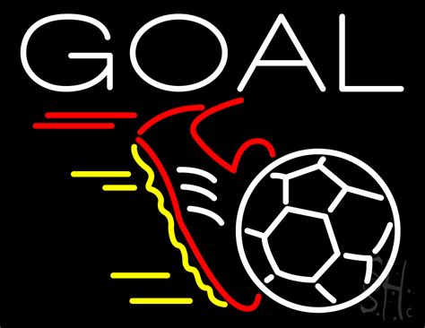 Soccer Goal LED Neon Sign - Sports Neon Signs - Everything Neon