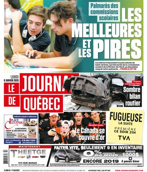 Le Journal de Québec connait bien son lectorat! - La Clique du Plateau