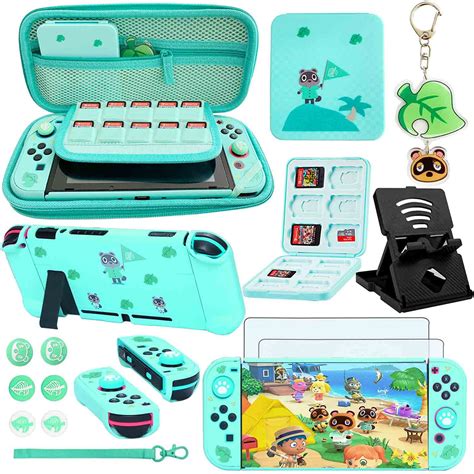 Amazon.com: Accessories Bundle for Nintendo Switch Animal Crossing ...