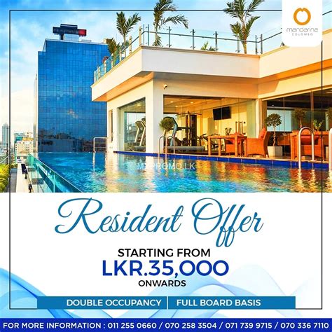 Resident Offer at Mandarina Colombo