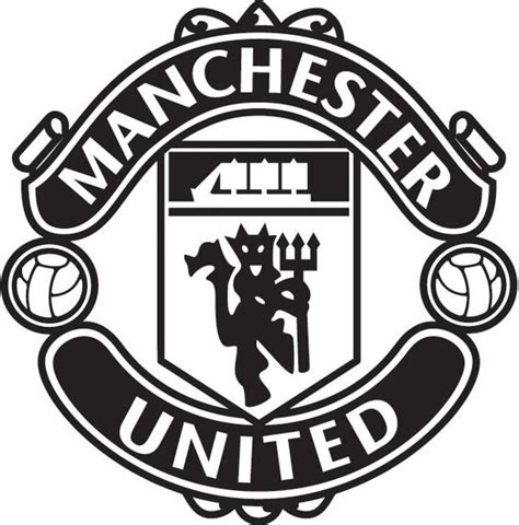 Baru 20+ Manchester United Logo Black And White