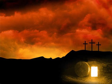 Risen Easter Sunday Church Worship Backgrounds – International Bible ...