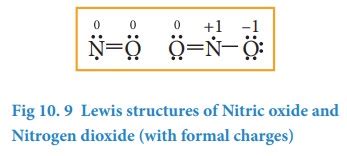 Lewis structures for exceptions to octet rule