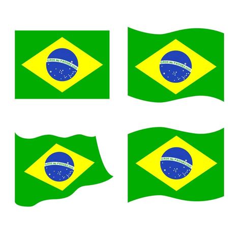 brazil flag Vector file 11439882 Vector Art at Vecteezy