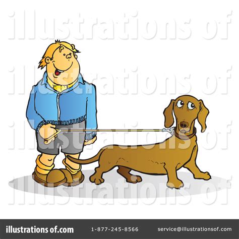 Dog Walker Clipart #79711 - Illustration by Snowy