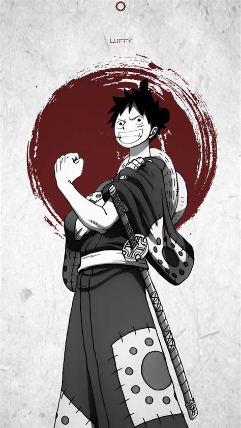 Download Wano Luffy Smile Wallpaper | Wallpapers.com