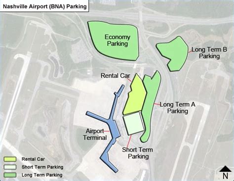 Nashville Airport Parking | BNA Airport Long Term Parking Rates & Map