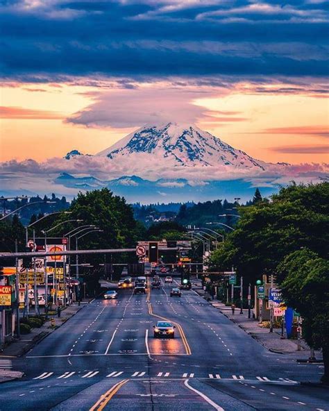 Mount Rainier. Seattle, Washington - Awesome | Seattle photos, Seattle ...