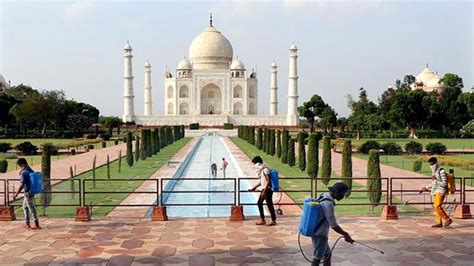 Taj Mahal re-opens for public after six months, visitors to be divided ...