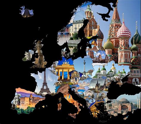 "Europe's Most Famous Structures" by TheMysteryMan | Redbubble