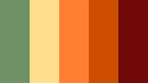 Highland – Salomie – Crusta – Burnt Orange – Dark Burgundy Color scheme ...