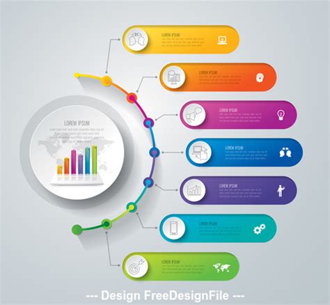 Design Infographics banner vector free download