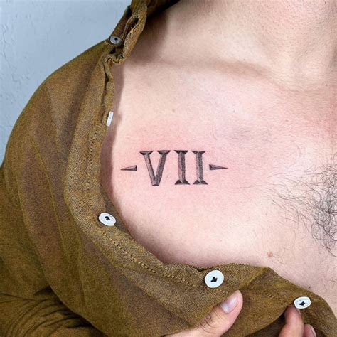 Roman Numerals Tattoo Ideas On Chest - Design Talk