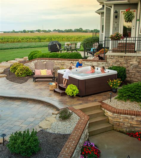 Backyard Landscaping Designs With Hot Tub