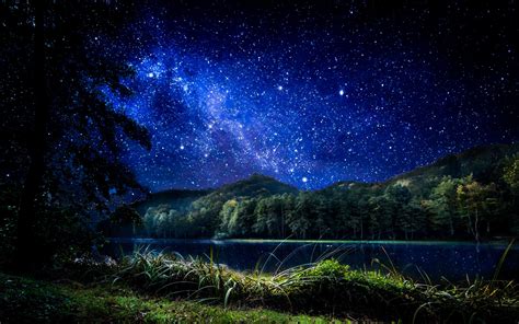 Nature Wallpaper Night Sky - Lodge State