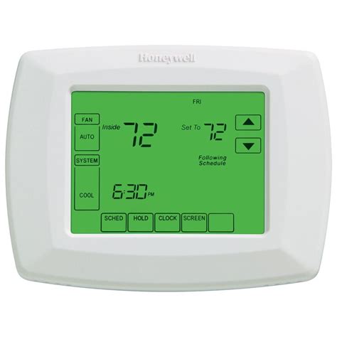 Honeywell 7-Day Universal Touchscreen Programmable Thermostat-RTH8500D ...