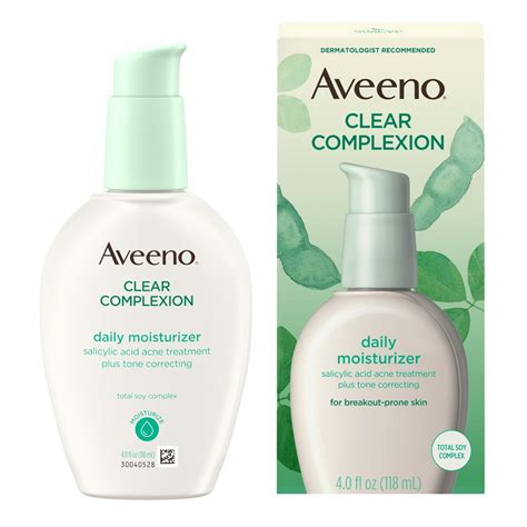 Aveeno Clear Complexion Facial Moisturizer with Salicylic Acid ...