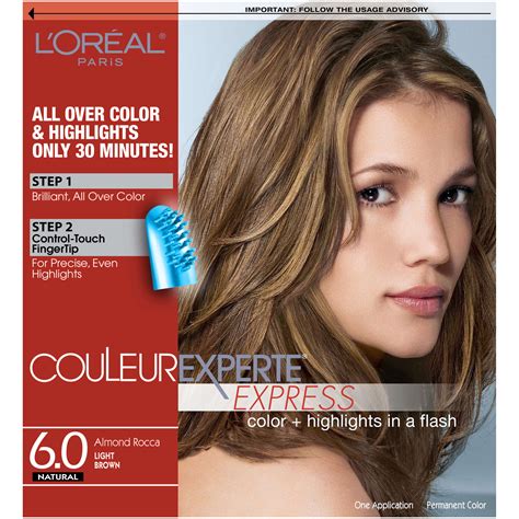 L'Oréal Paris Couleur Experte Hair Color + Hair Highlights, Light Brown ...