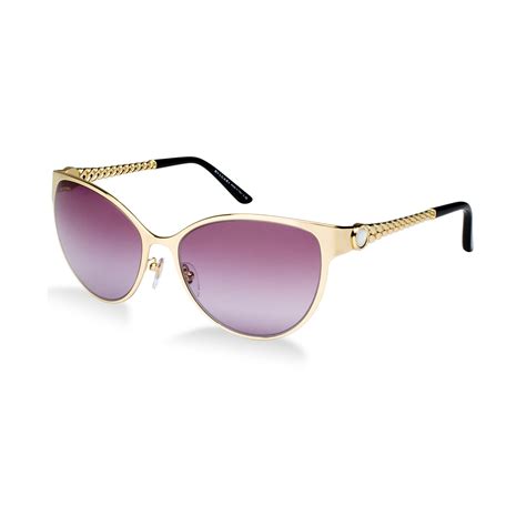 Bvlgari Sunglasses, Bv6070H in Gold (Gold/Purple) | Lyst