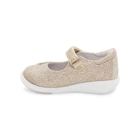 Stride Rite Girls Holly Mary Jane Flat, Rose Gold, 9.5 Wide Toddler ...