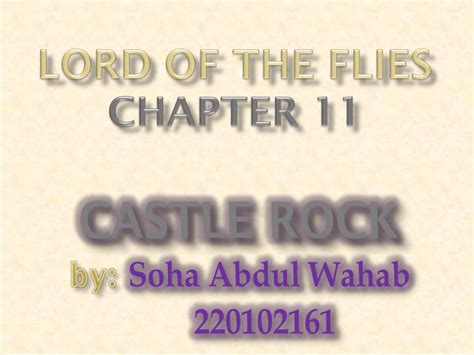 PPT - Lord of the flies chapter 11 PowerPoint Presentation, free ...