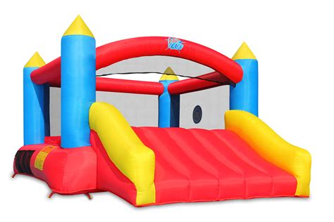 ACTION AIR Bounce House, Inflatable Bouncer Without Air Blower, 450W/0 ...