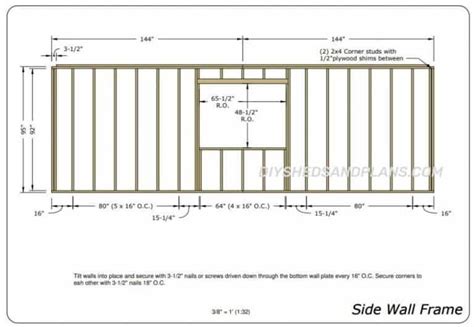 12x24 Shed Plans | Free | Gable Roof | Material List | DIY