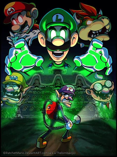 ( Mario & Luigi ), Luigi's Mansion | Super mario art, Mario art, Mario ...