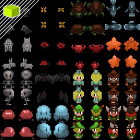 ArtStation - Pixel Characters (16x16 | Topdown)