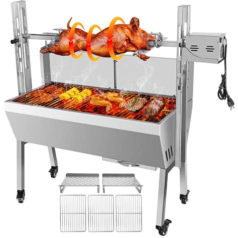 BBQ Roasted Whole Lamb Stove Pig Goat Charcoal Barbeque Grill Stainless ...