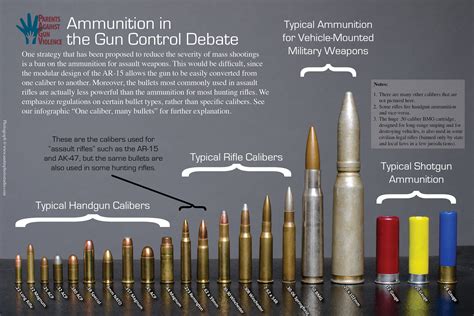 Bullet Size Chart Comparison