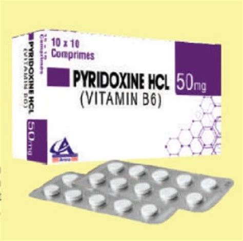 Pyridoxine Hydrochloride 50 Mg Tablets Generic Drugs at Best Price in ...