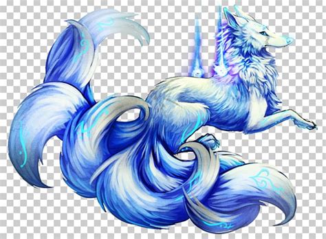 Nine-tailed Fox Gumiho Arctic Fox Kitsune PNG, Clipart, Animals, Anime ...