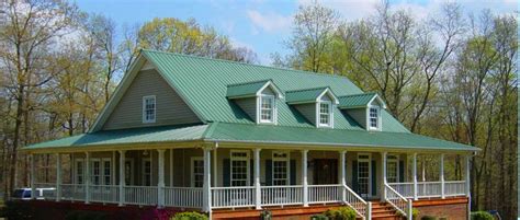 Exterior Paint Colors For House With Green Metal Roof – Architectural ...