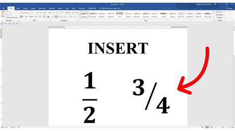 How to write fractions in microsoft word 2016 - paginspired