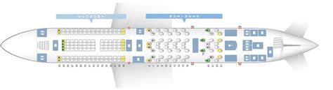 Seat Map and Seating Chart Airbus A380 800 Emirates Two Class Upper ...