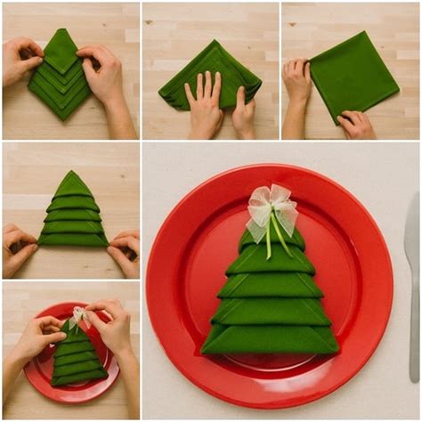 Fun Ways to Fold Your Napkins for Christmas Dinner