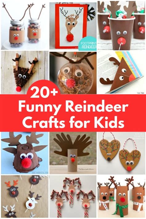 25+ Fun Reindeer Crafts for Kids to Make