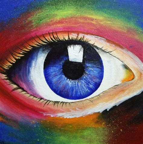 Buy An eye Handmade Painting by Dr. Neha Jain. Code:ART_3548_23083 ...