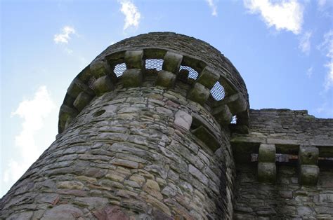 These floor opening, termed machicolations, were defensive features of ...