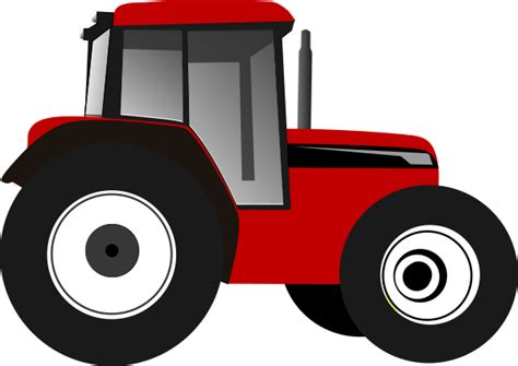 Red Tractor Clip Art at Clker.com - vector clip art online, royalty ...