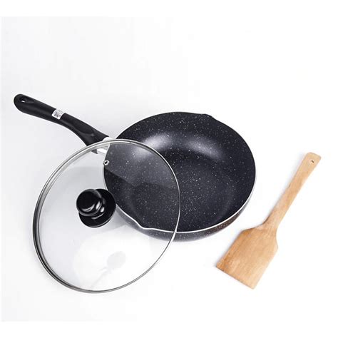 Non stick cooking pan wok non stick pan no smoke induction cooker gas ...