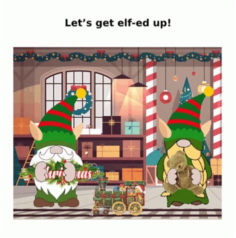 Santa Claus Elves GIF - Santa Claus Elves Animated Memes - Discover ...